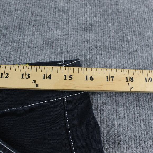 Maeve Jeans Women 30 The Delaney Clean Seamed Wide Leg Blue Contrast Stitch Boho - Picture 10 of 16